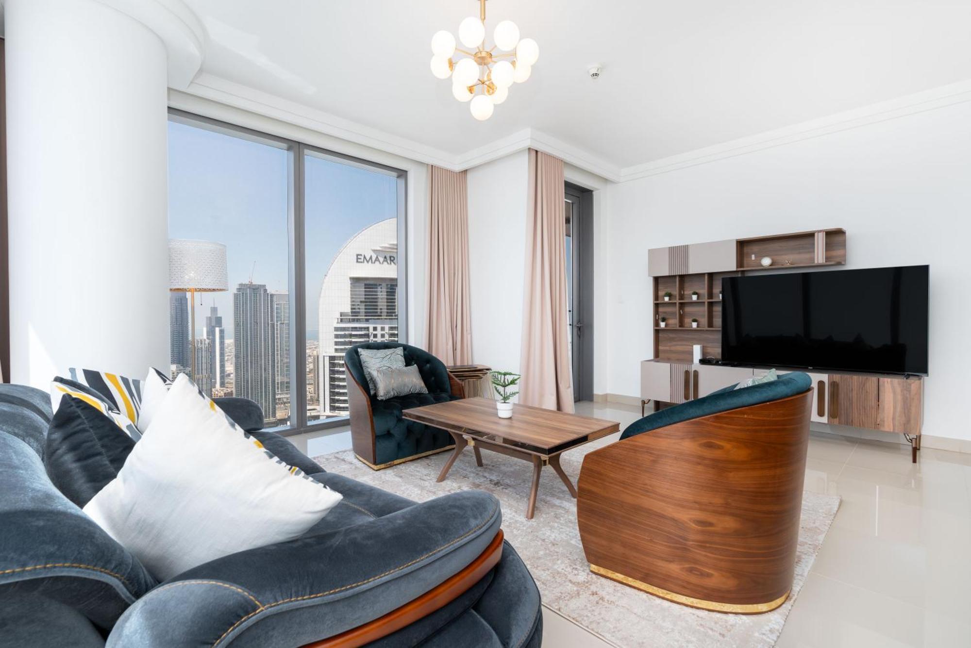 Lux Apt-Burj View Opp. Dxb Mall ドバイ エクステリア 写真