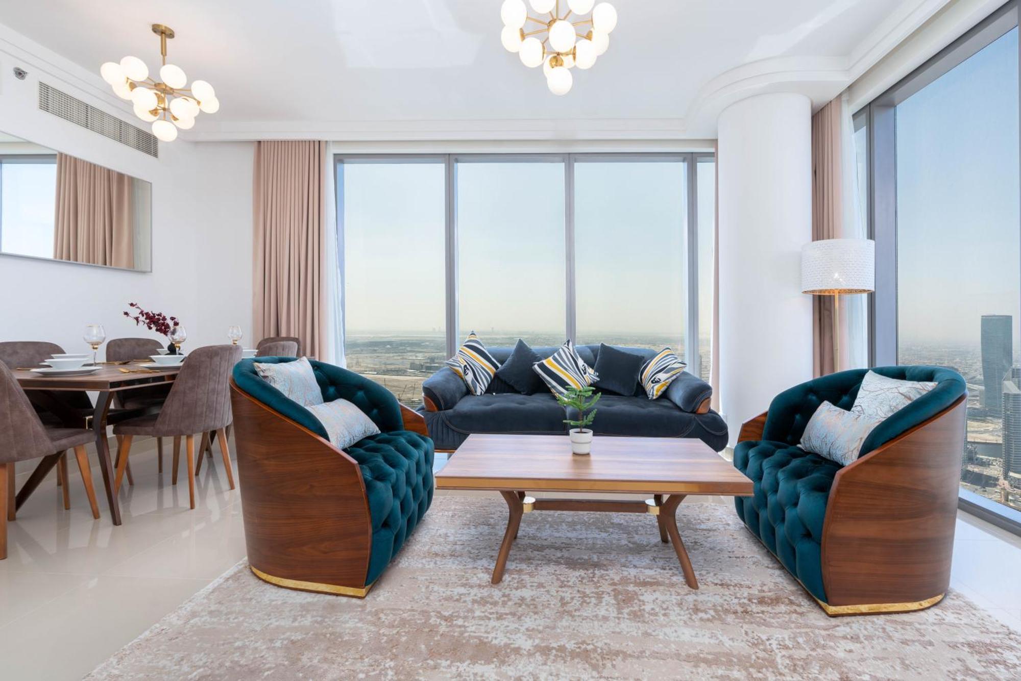Lux Apt-Burj View Opp. Dxb Mall ドバイ エクステリア 写真
